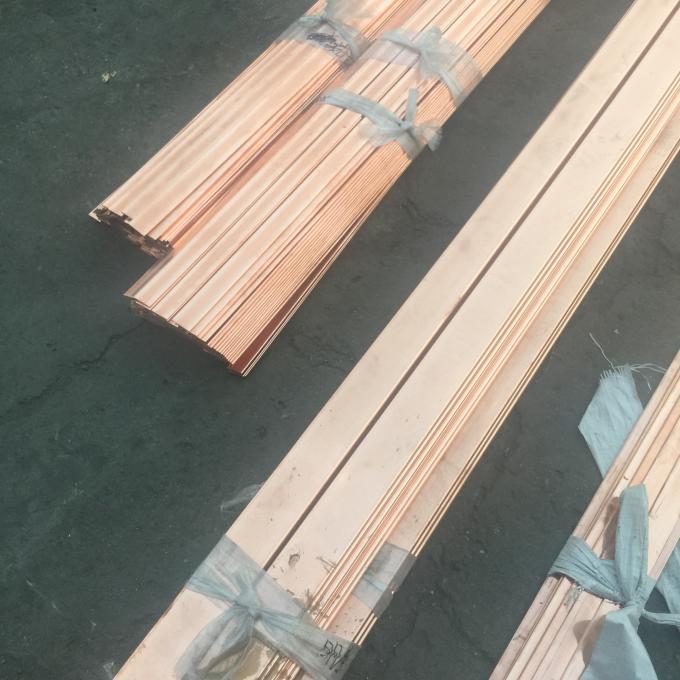 قضبان النحاس النحاسية المسطحة C10200 C11000 4