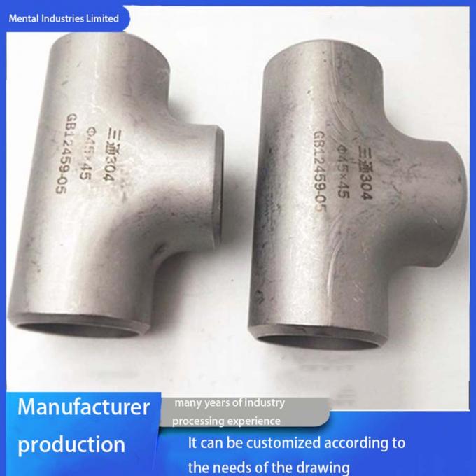 المعدنية الهدف الأحمر Tee UNS C71500 SMLS DN 200X100 3X2.5mm النحاس النيكل مؤخرة اللحام أنابيب الأدوات 5