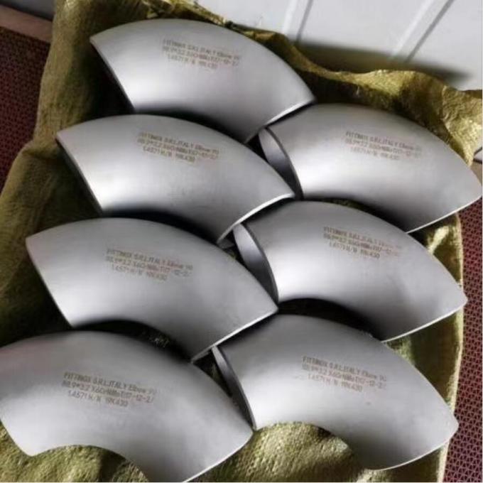 الميتال B363-WPT12 SMLS LR BW ASME-B16.9 SCH80 1" أنابيب الفولاذ المقاوم للصدأ 2