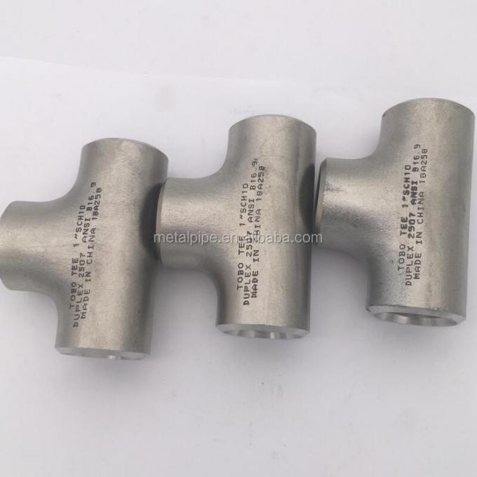 الميتال هاستيلوى C276 ASME B16.9 SCH40 نيكل سبيكة أنابيب الإضافات تخصيص Tee 0