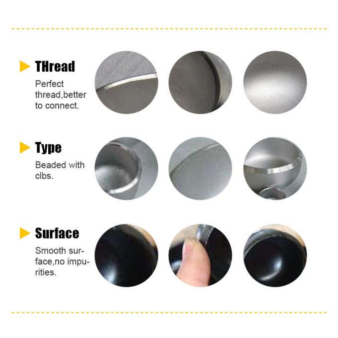 C70100 المعدن غطاء الأنابيب الغطاء اللاصق للخلفيّة الحديدية الغطاء اللاصق BSPP BSPT NPT صبّ النحاس النيكل 1