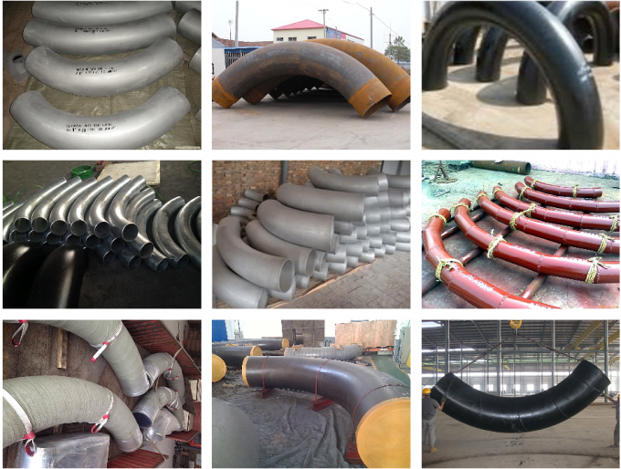 SCH40 2" داخل النحاس الملمع الصحي أنابيب النيكل الارتباط درجة الكوع 4