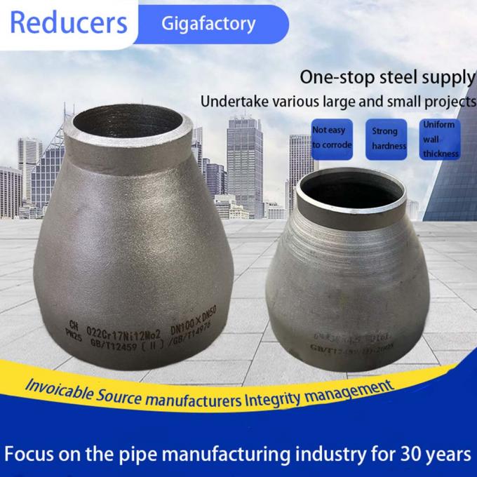 إصلاحات الصيانة الخلفية النحاس النيكل إصلاحات الأنابيب Con Ecc Reducer 90/10 70/30 C30600 6