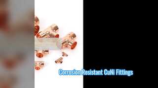 ASTM B466 C70600 CuNi 90 10 تركيبات بحرية متساوية