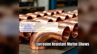 ASTM B466 CuNi 90 10 أكواع لأنظمة الأنابيب البحرية