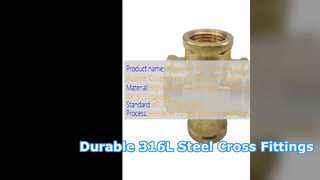 تركيب الأنابيب المتقاطعة من الفولاذ المقاوم للصدأ 316L ASME B16 20