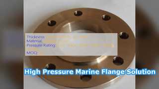 C70600 CuNi Flange حل التركيب البحري ذو الضغط العالي