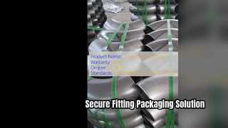 CuNi 90/10 تركيب أنابيب الكوع علبة خشبية