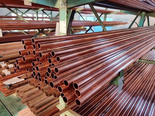 UNS C70600 UNS C71500  Seamless Copper Nickel Pipe ASTM B466 High Corrosion Resistance