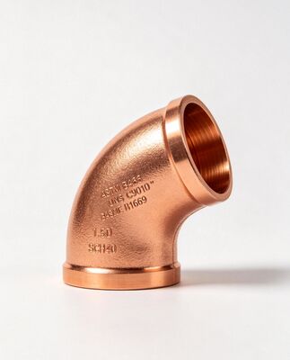 Polished CuNi Elbow High Pressure Customized Thickness Butt Weld Pipe Bend Fitting