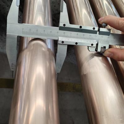 ASTM B466 C71500 CuNi 70/30 أنابيب النحاس والنيكل غير الملحومة المضادة للتآكل