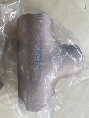 UNS C71500 SMLS DN 200x100 الهدف المحملة CuNi 9010 3 х 2.5mm تركيبات لحام بعقب