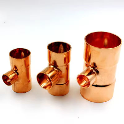 Grooved Reducing Tee Ductile Iron UL FM Listed Fire Sprinkler Pipe Fitting 300PSI