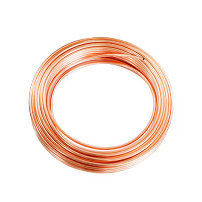C71500 CuNi 70/30 أنبوب شعري غير ملحوم أنابيب لفائف دقيقة مقاومة للتآكل