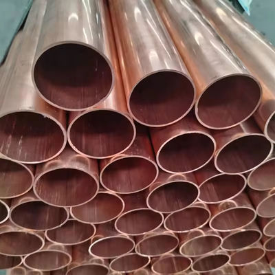 أنابيب نيكل النحاس الطول المخصصة ASTM B466 أنابيب غير منسقة مثالية للمبادلة الحرارية البحرية والصناعية
