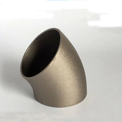 معدن نصف قطره طويلا كوع سبيكة النيكل ASME B16.9 خاصة أنابيب الفولاذ