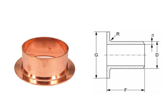 C70600 Weld Neck Copper Nickel Flange Ring Joint Face ASME B16.5 High Pressure Shipbuilding