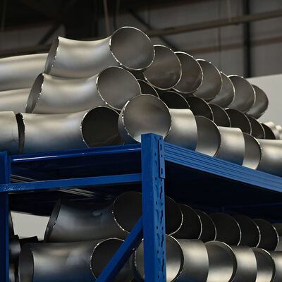 DIN 86090 كوع نحاس ونيكل LR - نصف قطر 2.5D، 10 BAR-20BAR