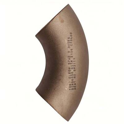 CUNI ASTM B466 UNS C70600 1.5D 90° 3' 10Bar الكوع ASME B16.9