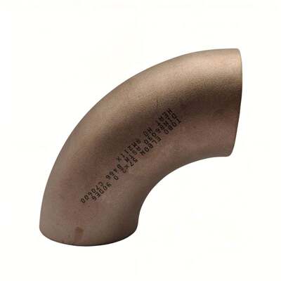 كوع ملولب CuNi 70/30 مقاوم للتآكل، NPT 90° للاستخدام البحري في تركيب الأنابيب