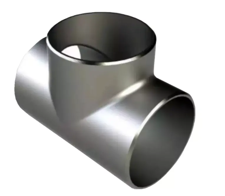 CuNi 70/30 Equal Tee ASME B16.9 Buttweld SCH40 للصناعات البحرية والبتروكيميائية