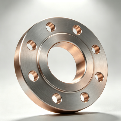 Yellow Coated Slip On Copper Nickel Flange Marine Corrosion Resistant CuNi Flange ASME B16.5